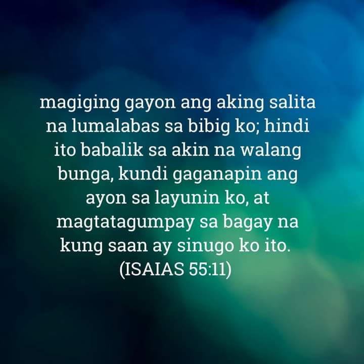 Isaias 55:11, Isaias 55:11