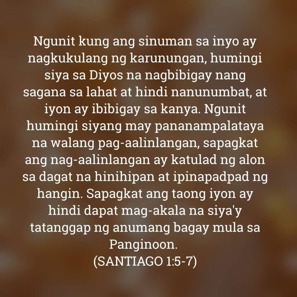 Santiago 1:5-7, Santiago 1:5-7