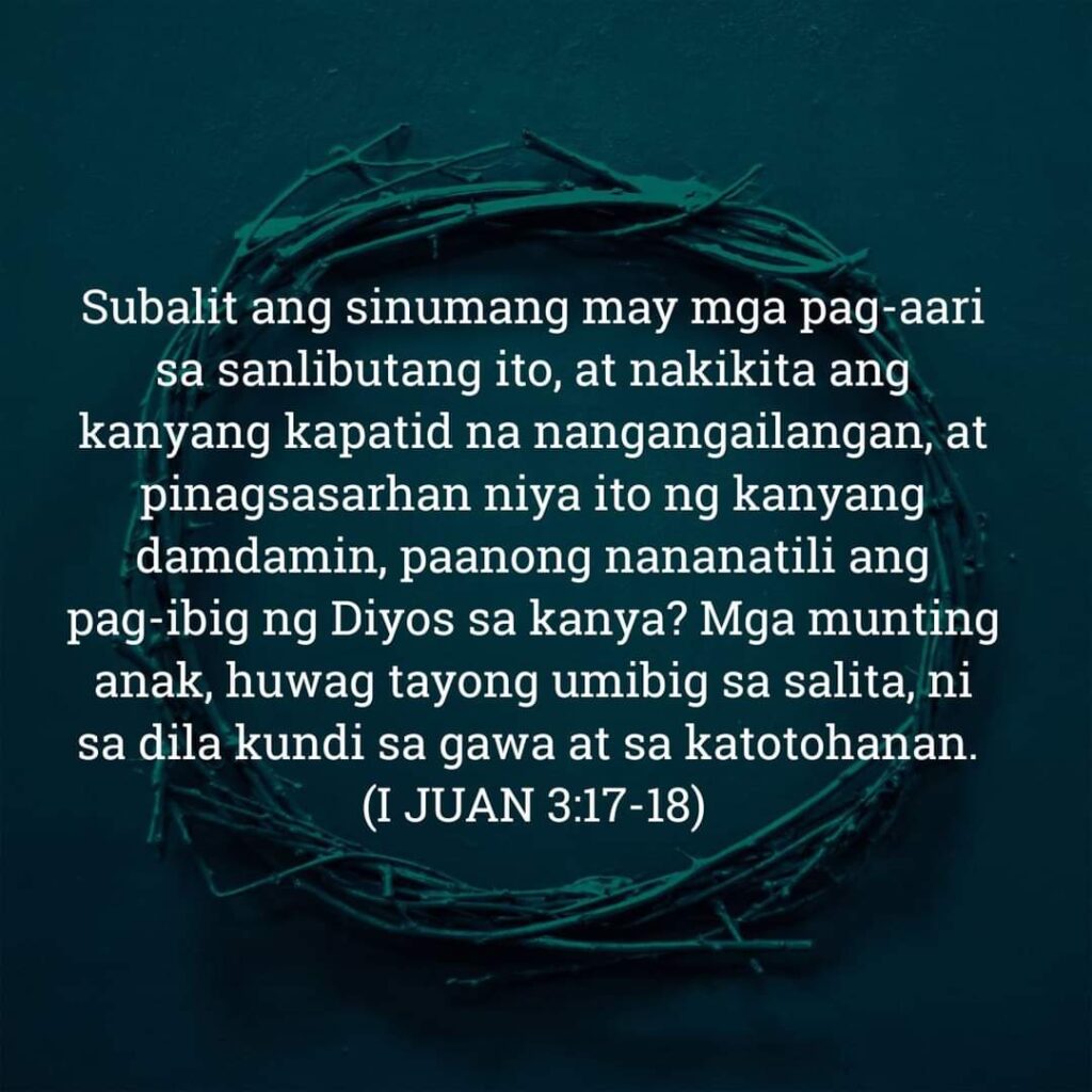 1 Juan 3:17-18, 1 Juan 3:17-18