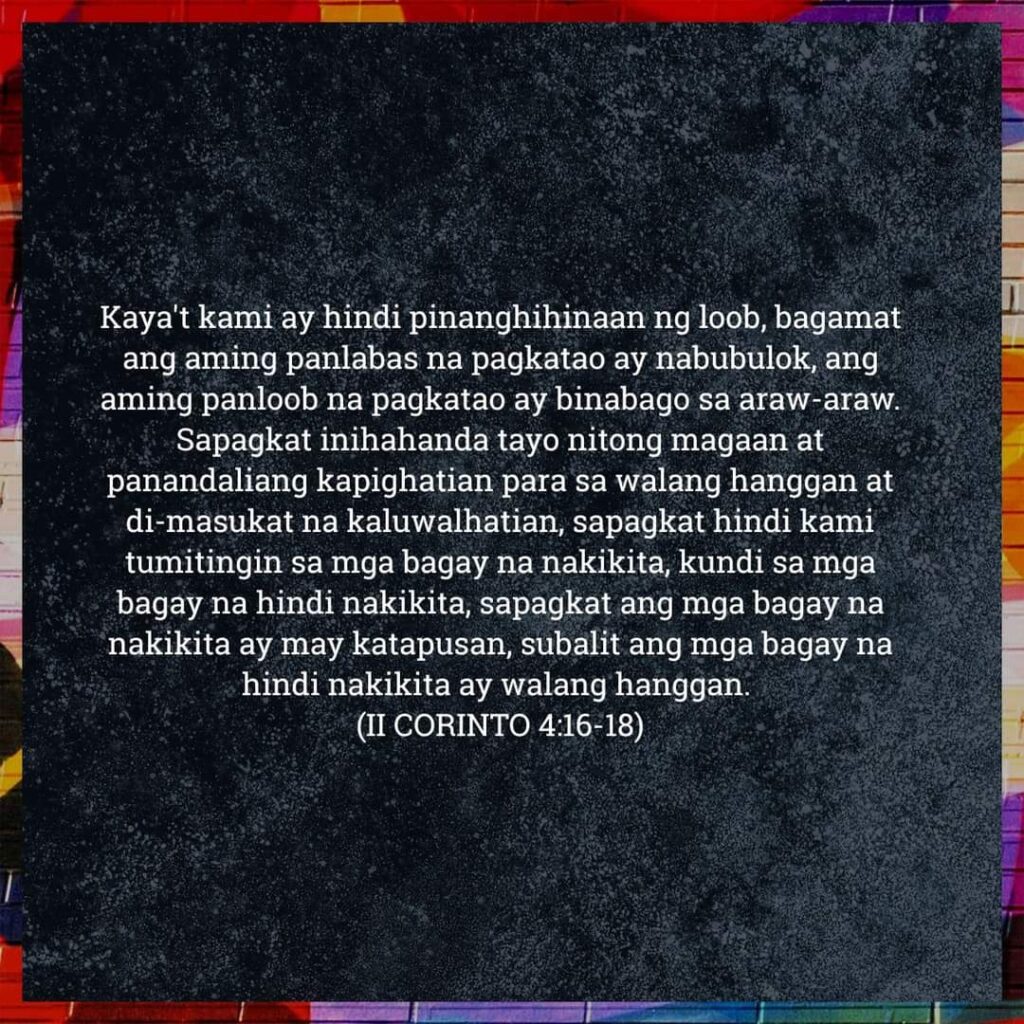 2 Corinto 4:16-18, 2 Corinto 4:16-18