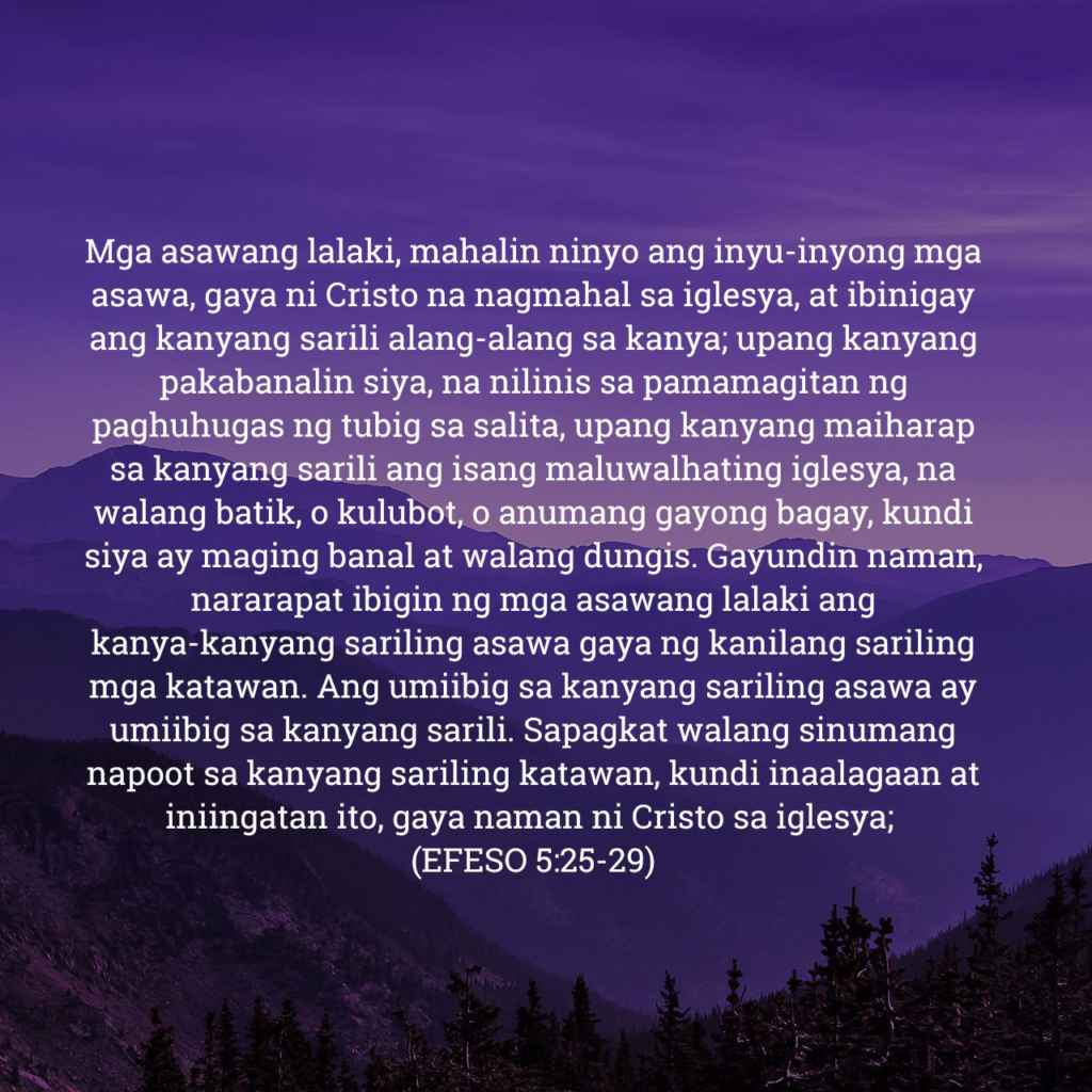 Efeso 5:25-29, Efeso 5:25-29