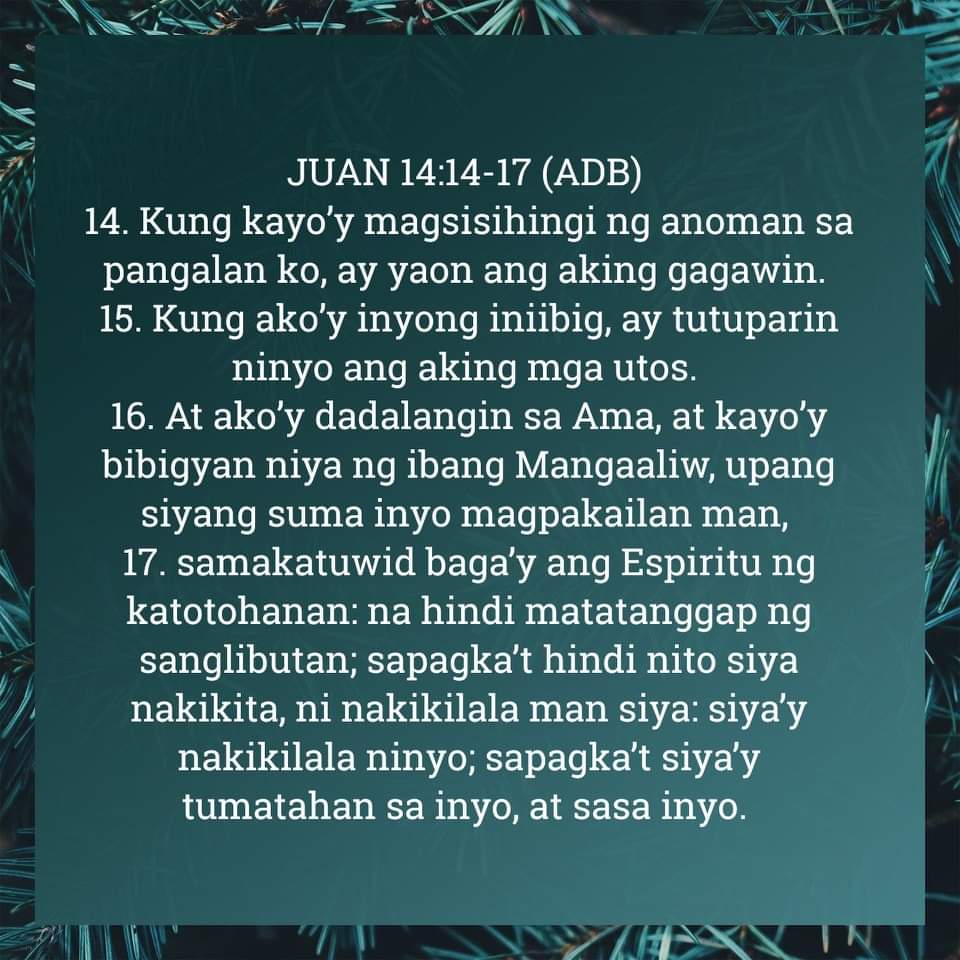JUAN 14:14-17, JUAN 14:14-17