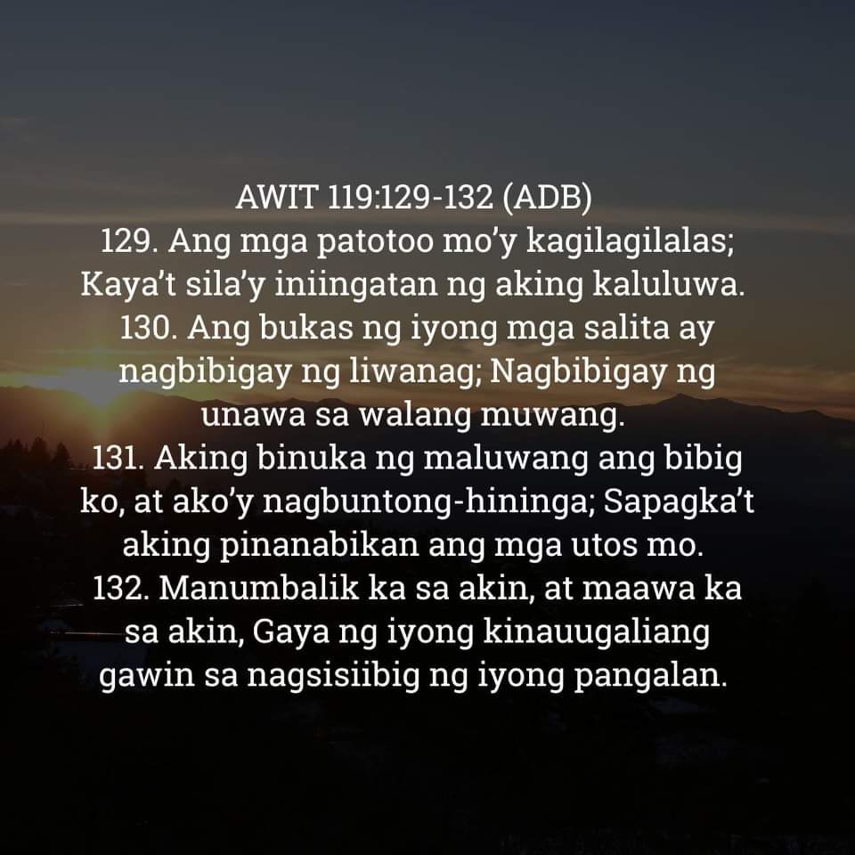 AWIT 119:129-132, AWIT 119:129-132